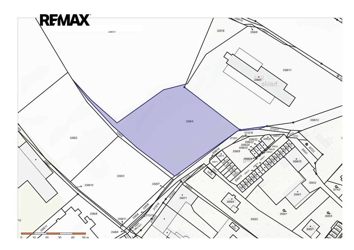 Prodej stavebního pozemku 3761 m²