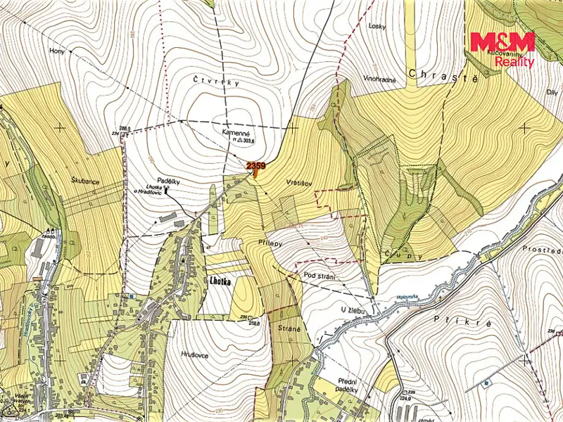 Prodej louky 180 m², Hradčovice – náhled fotky 2