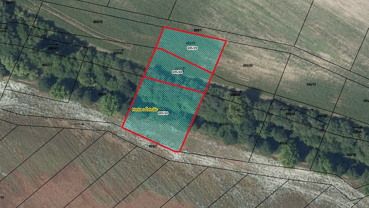Prodej pozemku 2714 m², Horka I – fotka 1 z 3