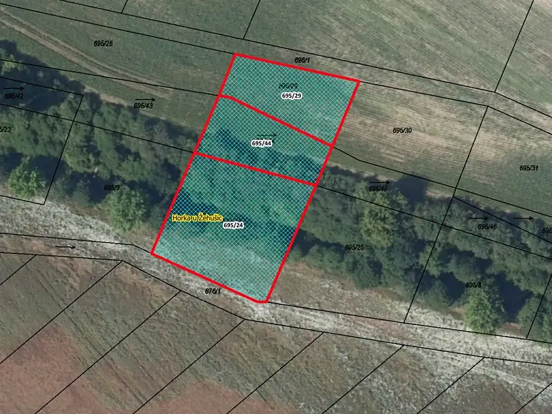 Prodej pozemku 2714 m², Horka I – náhled fotky 1