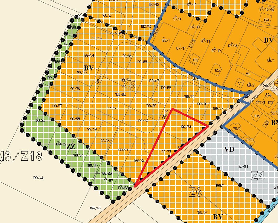 Prodej stavebního pozemku 2629 m² – fotografie 3