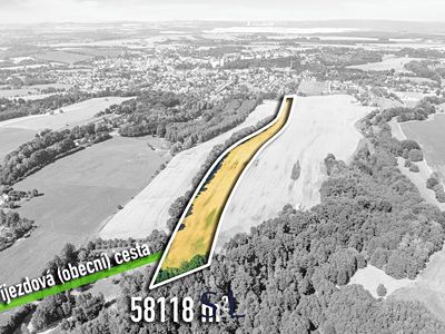 Prodej pole 58118 m²