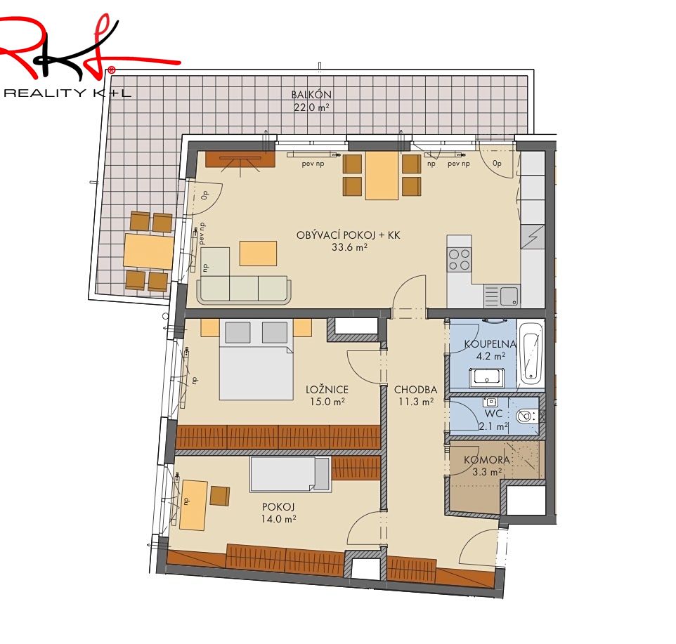 Prodej bytu 3+kk 89 m² – fotografie 2