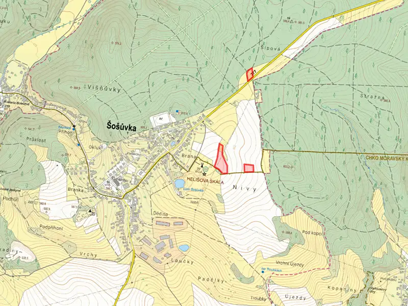 Prodej pole 13118 m², Šošůvka – náhled fotky 3