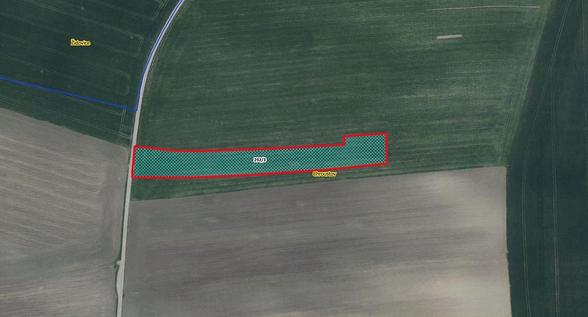 Prodej pole 7193 m², Chroustov – fotka 1 z 3