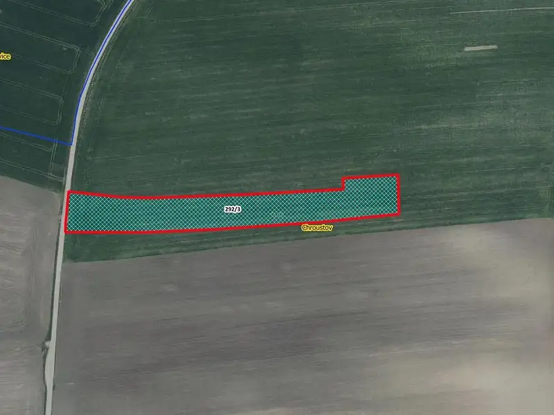 Prodej pole 7193 m², Chroustov – náhled fotky 1