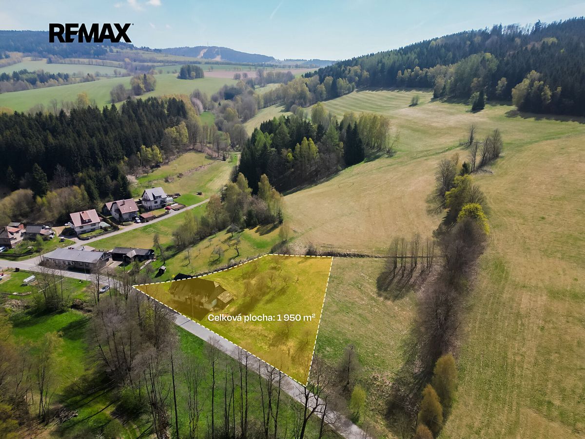 Prodej stavebního pozemku 1900 m²