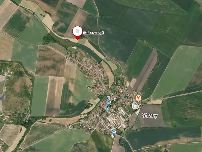 Prodej pozemku 2621 m², Straky – náhled fotky 3