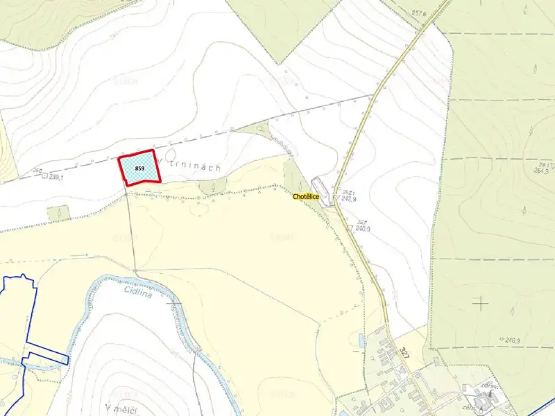 Prodej pole 11032 m², Smidary – náhled fotky 3