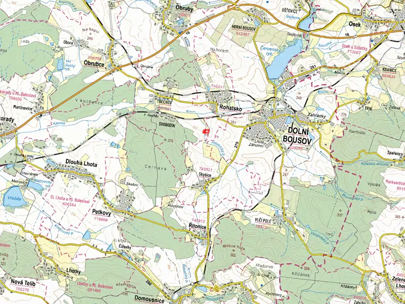 Prodej pole 10025 m², Dolní Bousov – náhled fotky 2