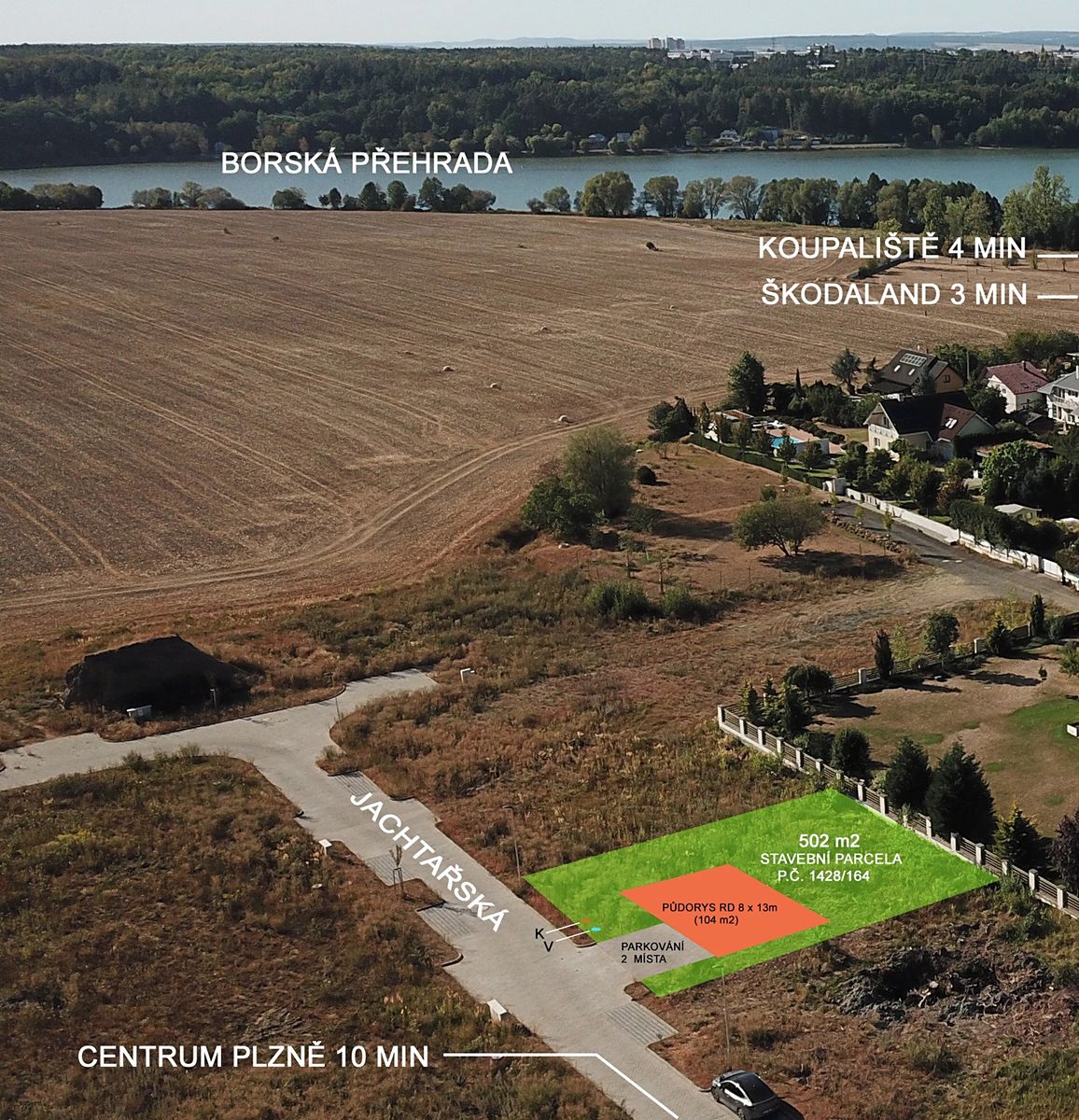 Prodej stavebního pozemku 502 m²