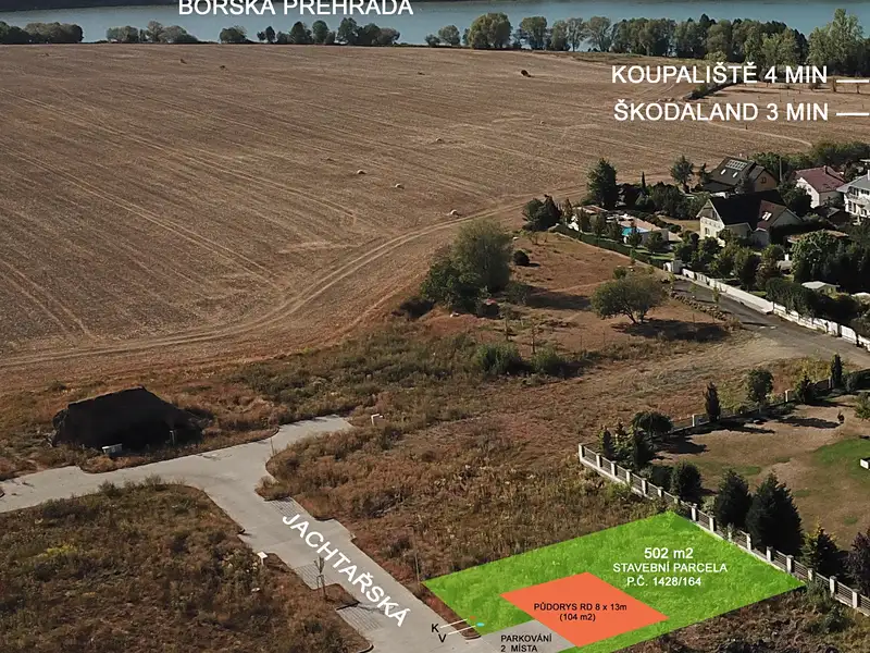 Prodej stavebního pozemku 502 m², Plzeň – náhled fotky 1