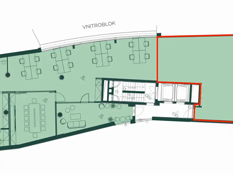 Pronájem kanceláře 113 m², Praha – náhled fotky 3