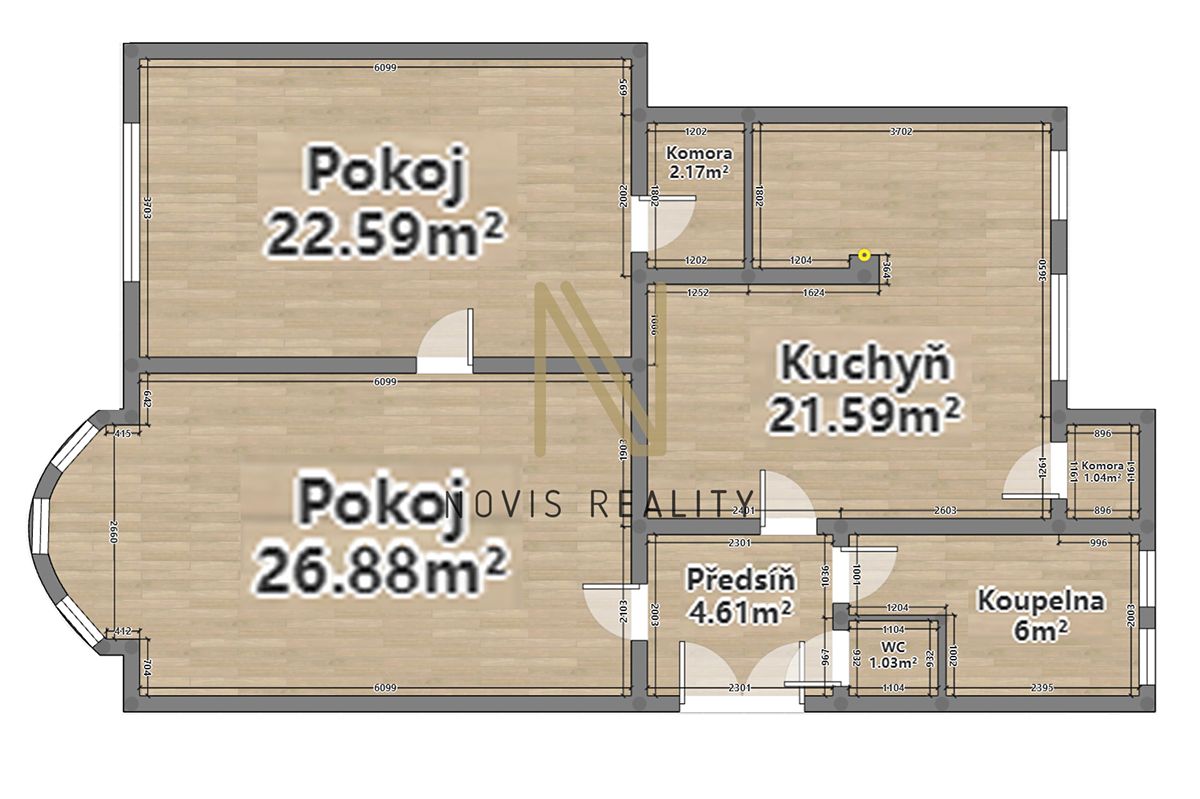 Pronájem bytu 3+kk 84 m² – fotografie 4
