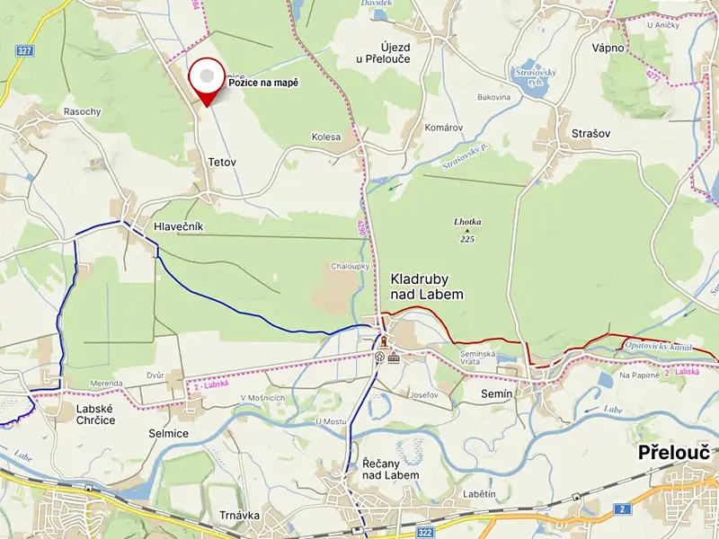 Prodej pozemku 2799 m², Kladruby nad Labem – náhled fotky 3