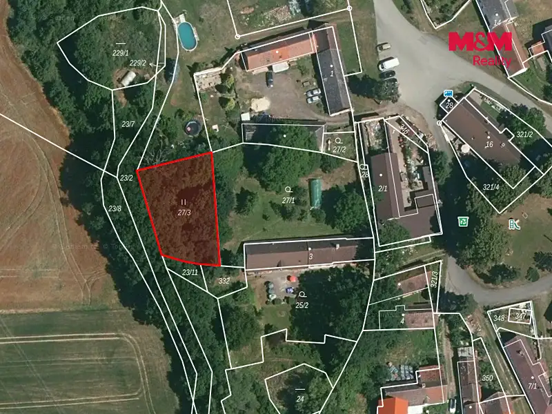 Prodej stavebního pozemku 689 m², Čejetice – náhled fotky 2