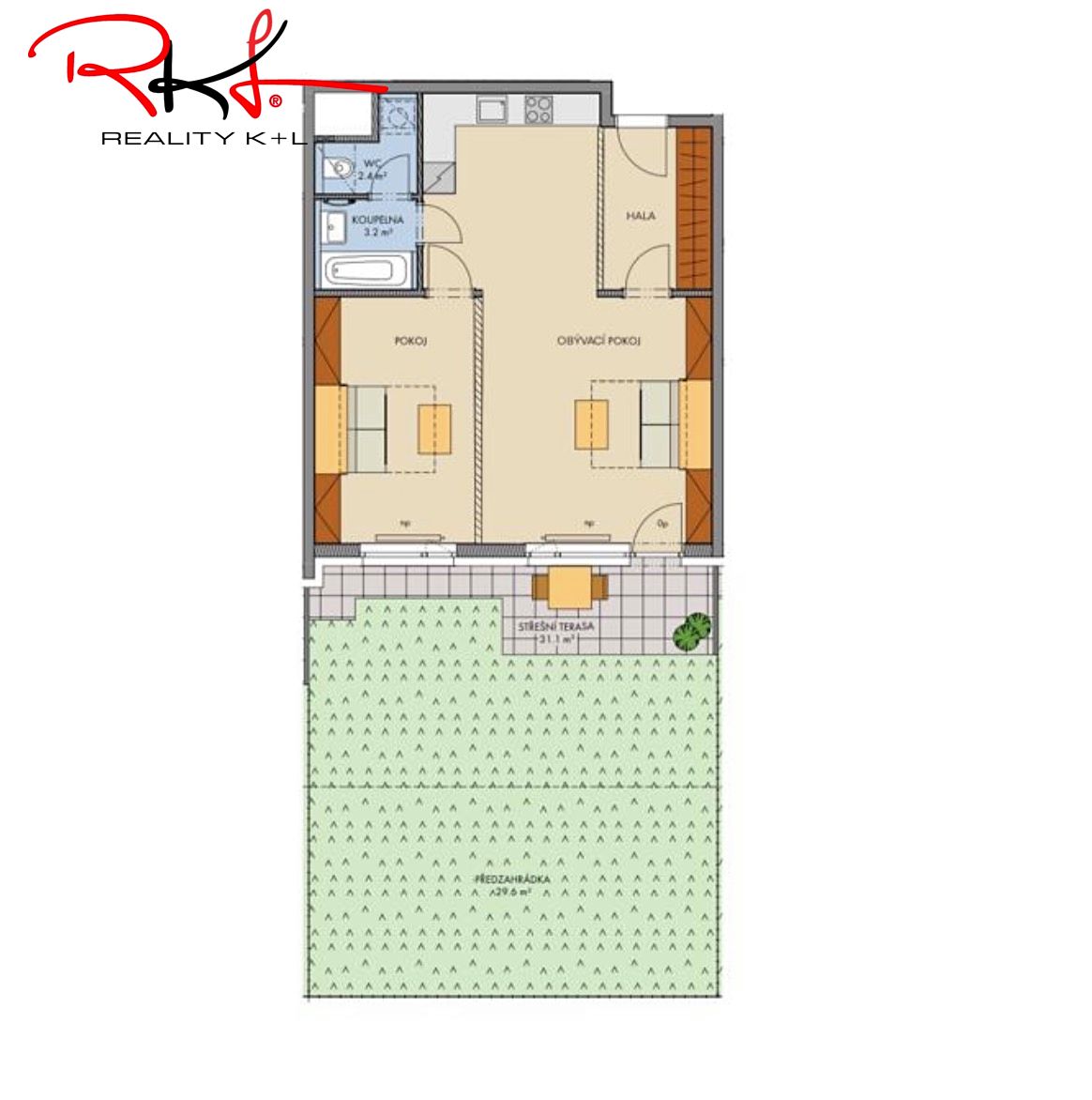 Prodej bytu 2+kk 59 m² – fotografie 2
