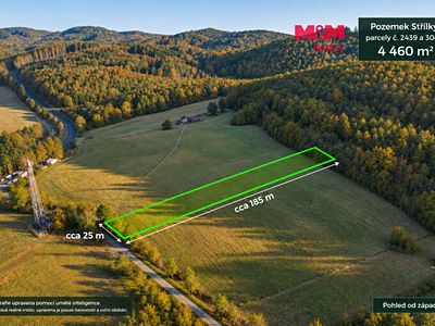 Prodej stavebního pozemku 4460 m²