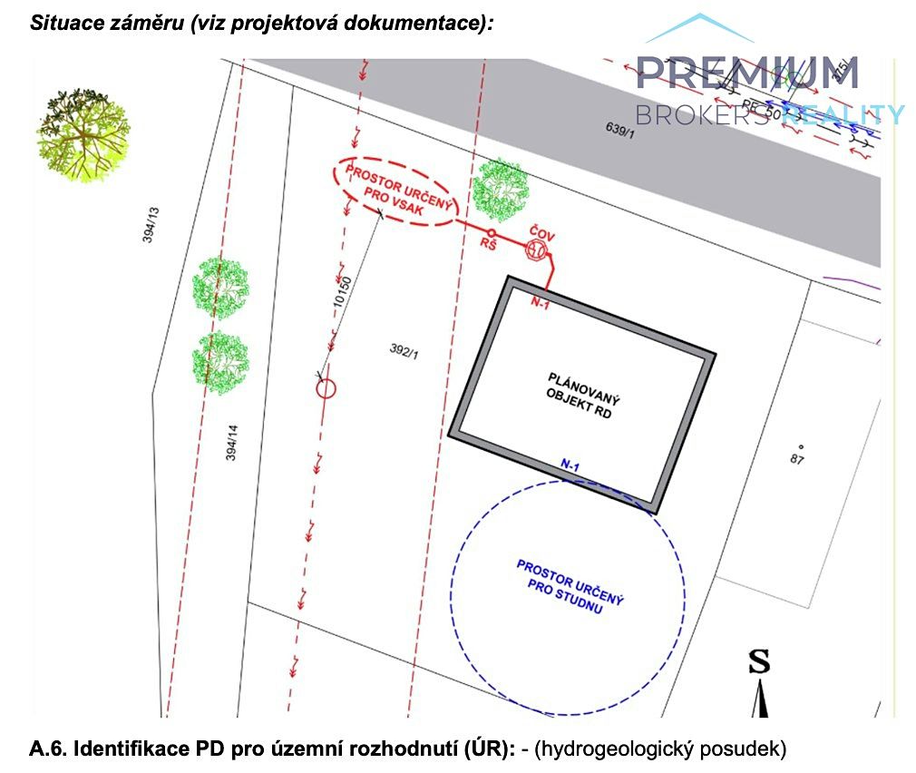 Prodej stavebního pozemku 868 m² – fotografie 3