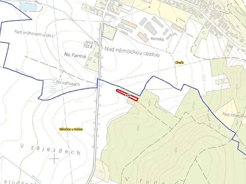 Prodej lesa 1392 m², Němčice – náhled fotky 3