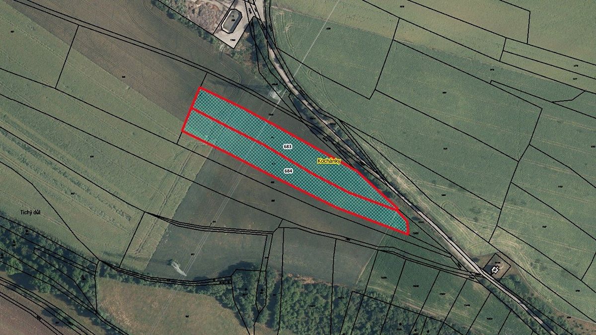 Prodej pole 9970 m², Kochánky – fotka 1 z 3