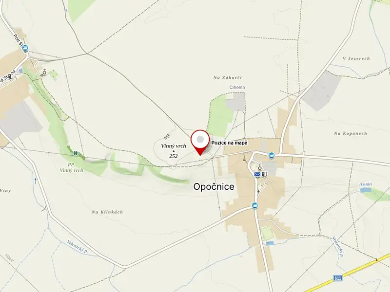 Prodej pozemku 3597 m², Opočnice – náhled fotky 3