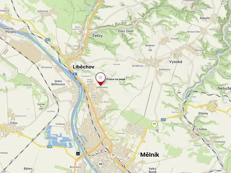 Prodej pole 11396 m², Mělník – náhled fotky 2