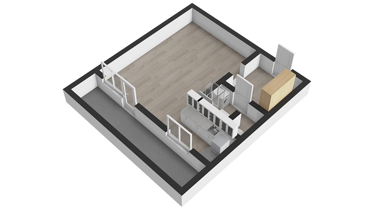 Pronájem bytu 1+kk 29 m² – fotografie 5