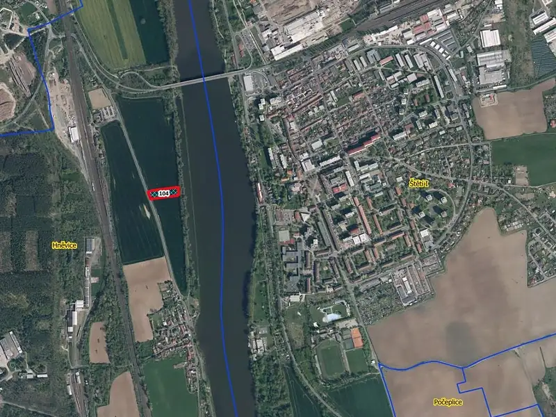 Prodej pole 4190 m², Štětí – náhled fotky 2