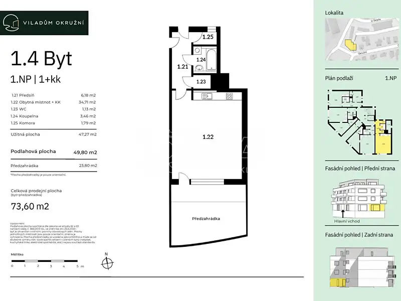Prodej bytu 1+kk 57 m², Praha – náhled fotky 3