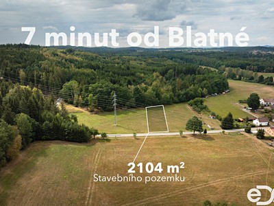 Prodej  stavebního pozemku 2 104 m²