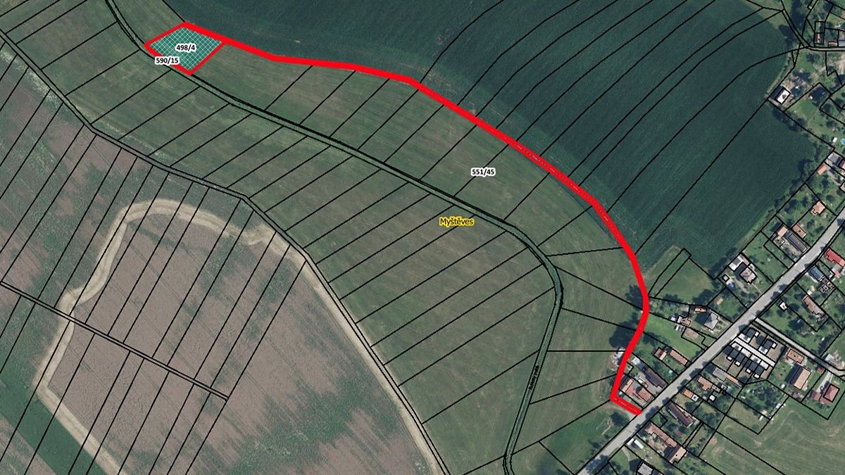 Prodej pozemku 1949 m²