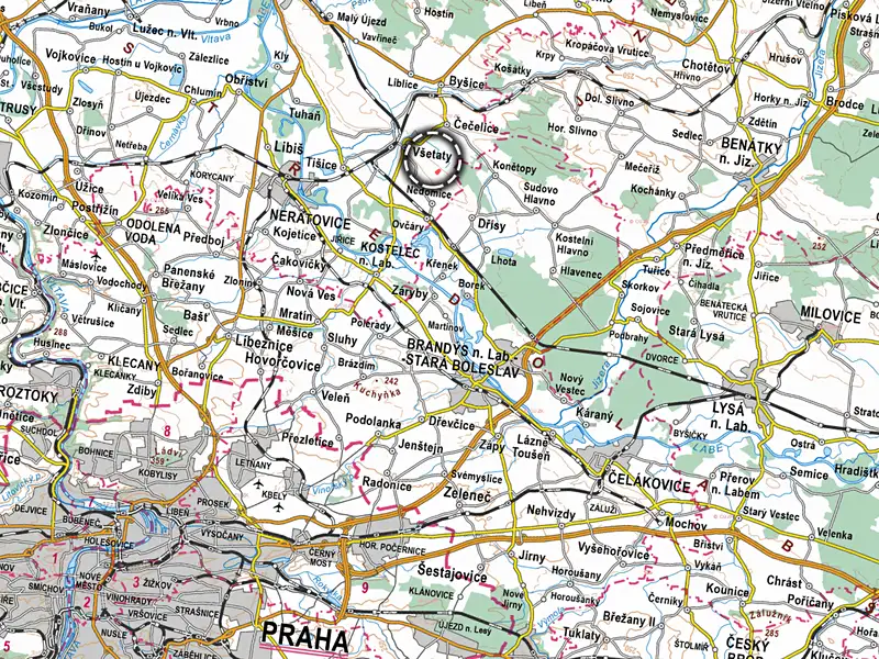 Prodej pole 2875 m², Všetaty – náhled fotky 3