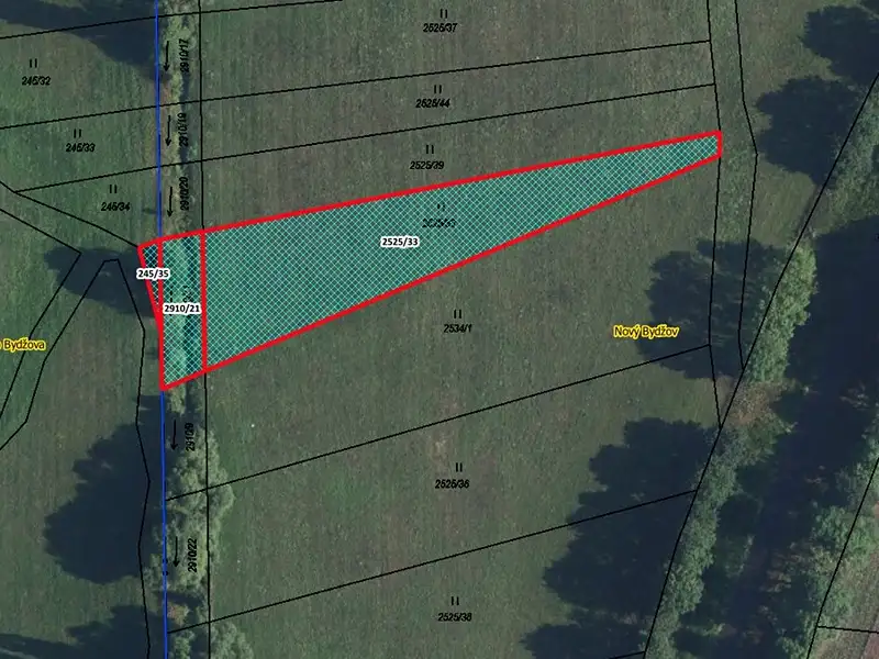 Prodej pozemku 2090 m², Nový Bydžov – náhled fotky 1