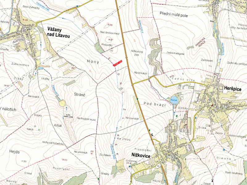 Prodej pole 4649 m², Nížkovice – náhled fotky 2
