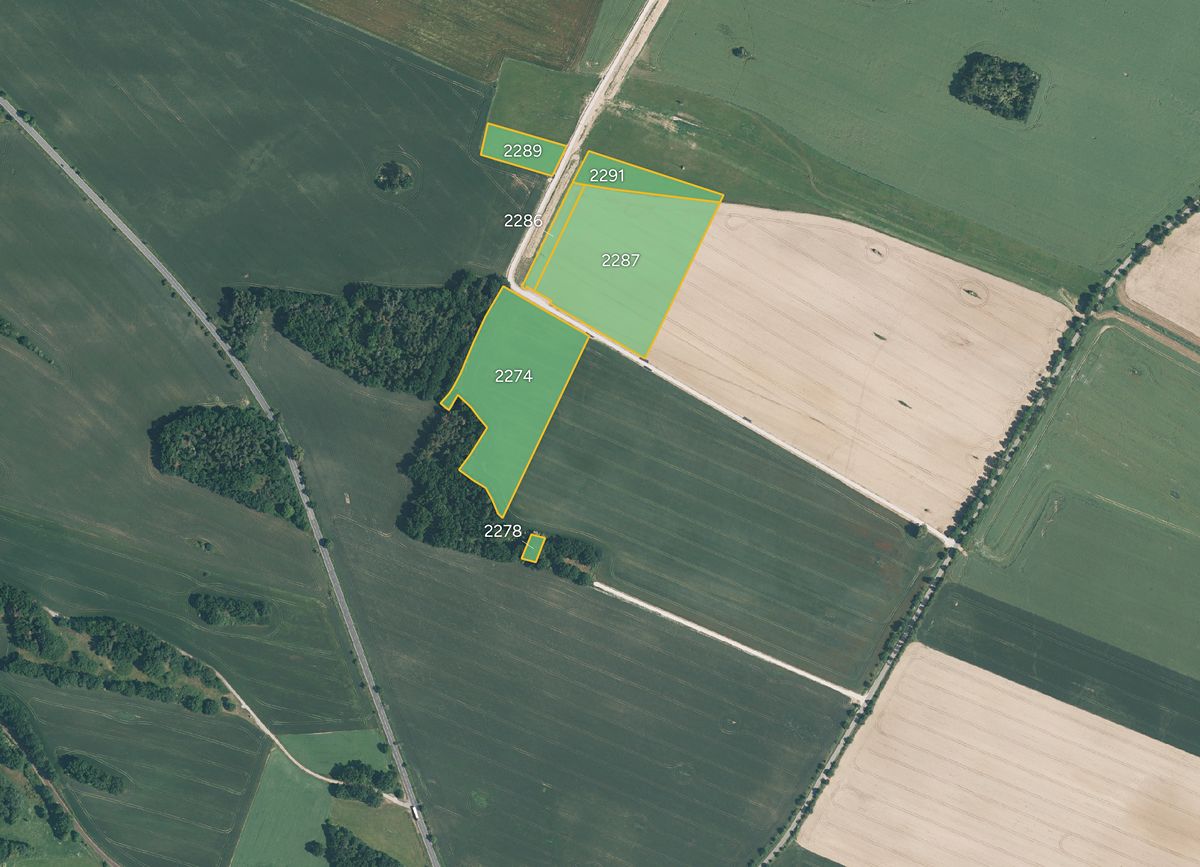 Prodej pole 72825 m², Tchořovice – fotka 1 z 3