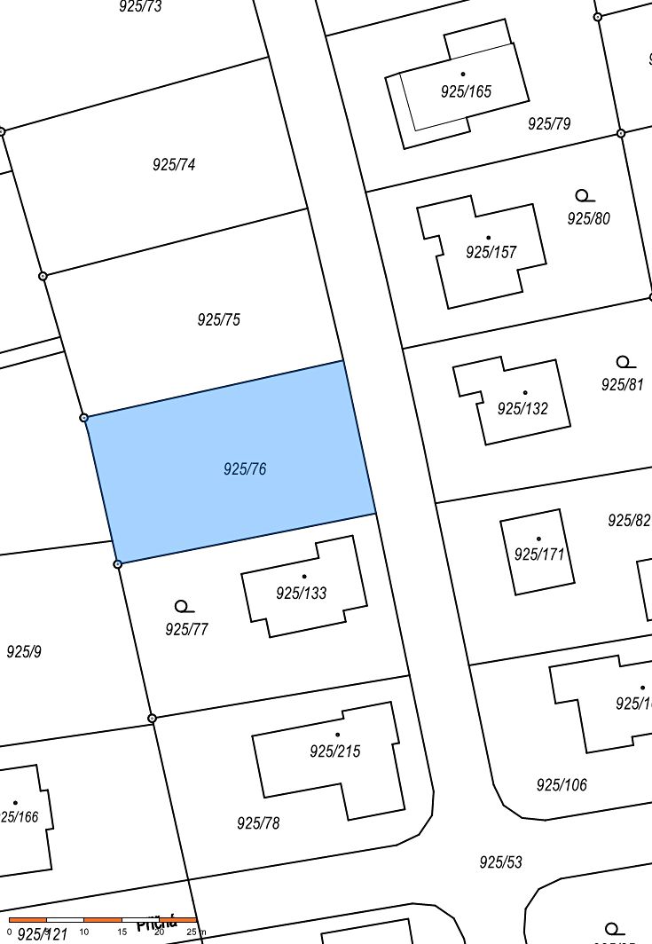 Prodej stavebního pozemku 717 m² – fotografie 2