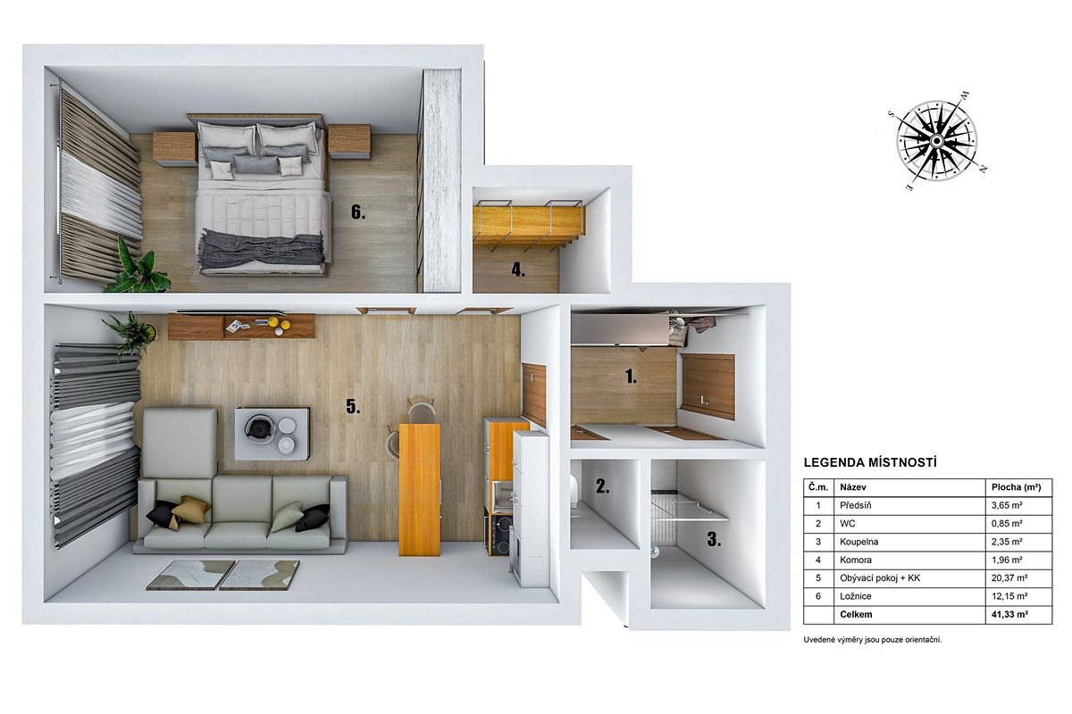Prodej bytu 2+kk 42 m² – fotografie 5