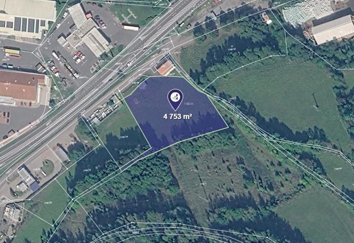 Prodej pozemku 4753 m²