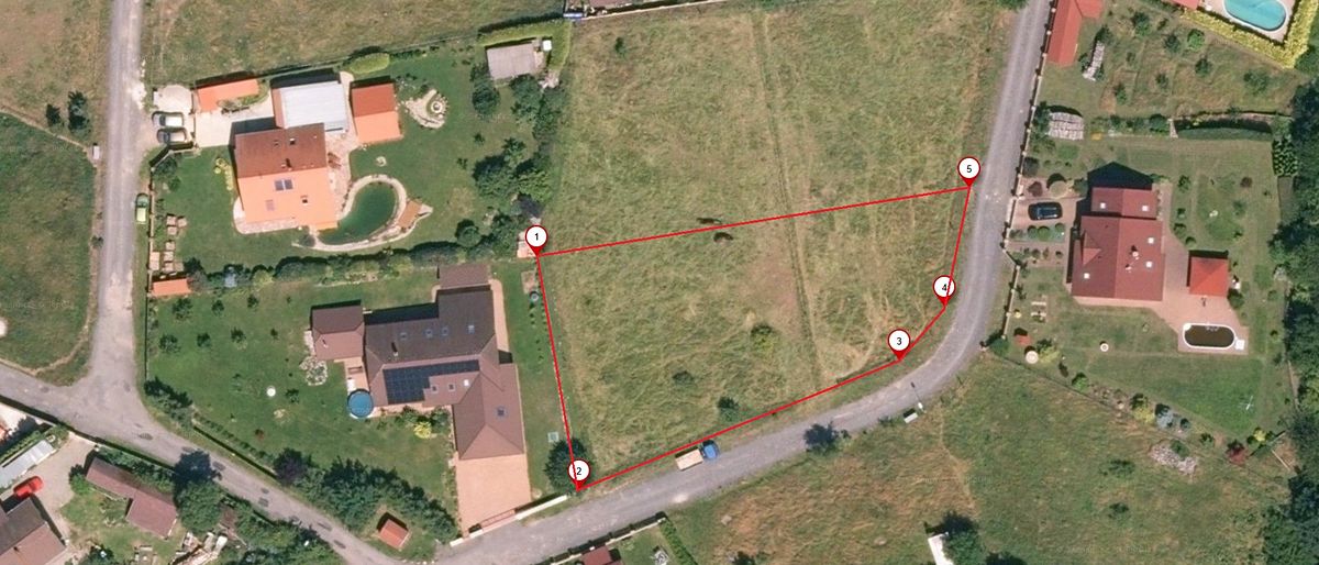 Prodej stavebního pozemku 1412 m² – fotografie 3