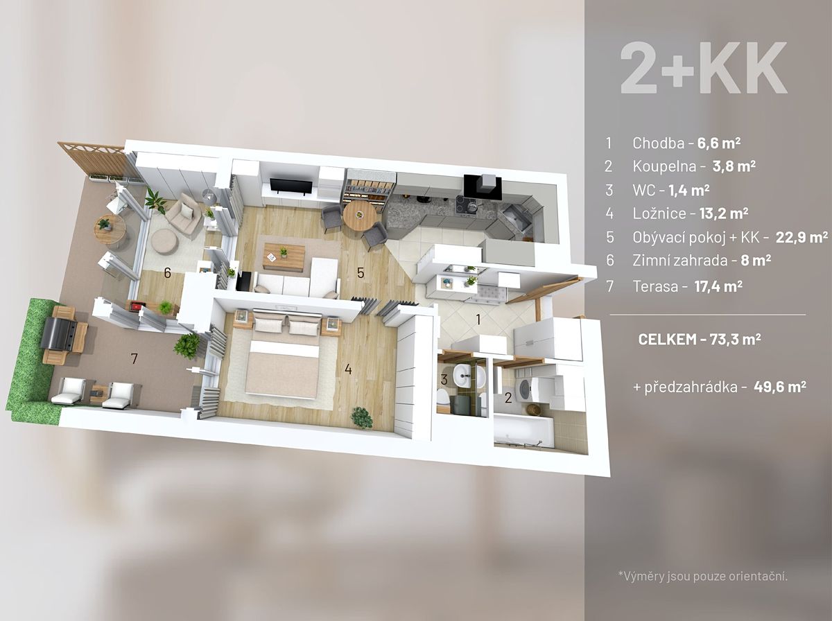 Prodej bytu 2+kk 51 m² – fotografie 5