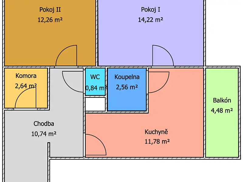 Prodej bytu 2+1 62 m², Jihlava – náhled fotky 2