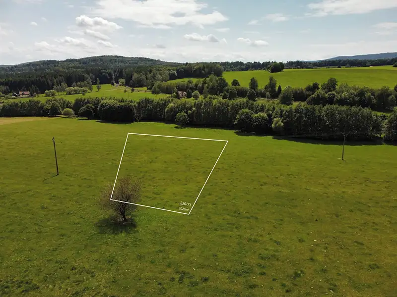 Prodej stavebního pozemku 2028 m², Česká Kubice – náhled fotky 2