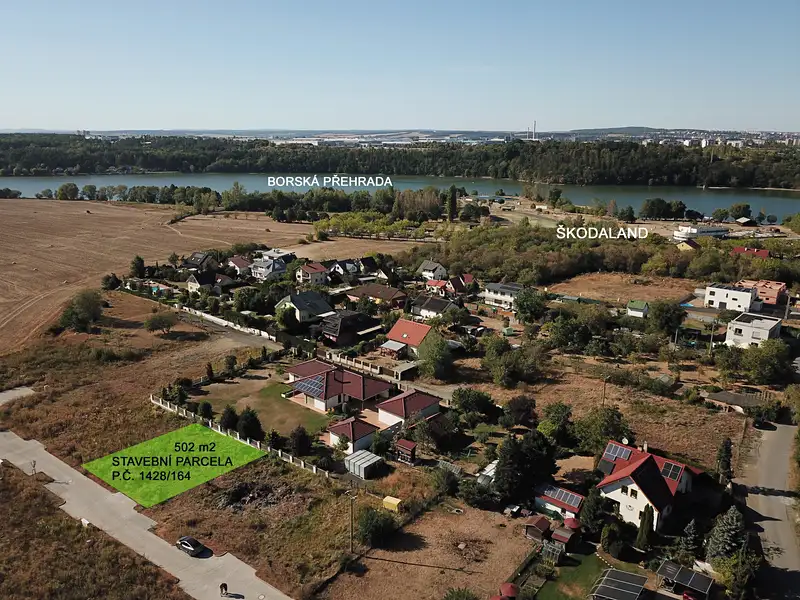 Prodej stavebního pozemku 502 m², Plzeň – náhled fotky 3