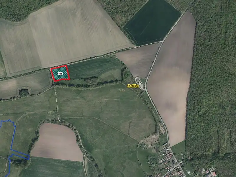 Prodej pole 11032 m², Smidary – náhled fotky 2