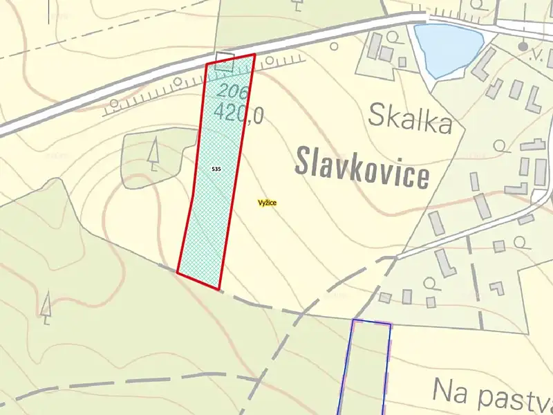 Prodej louky 8234 m², Vyžice – náhled fotky 2