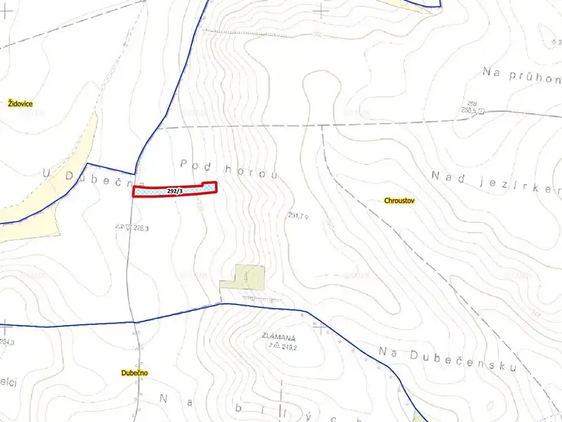 Prodej pole 7193 m², Chroustov – náhled fotky 3