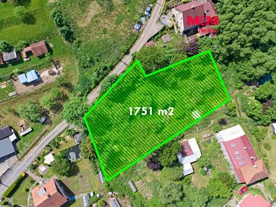 Prodej stavebního pozemku 1751 m²
