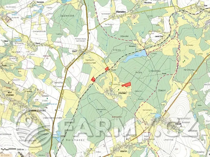 Prodej pole 39626 m², Ždírec nad Doubravou – náhled fotky 3