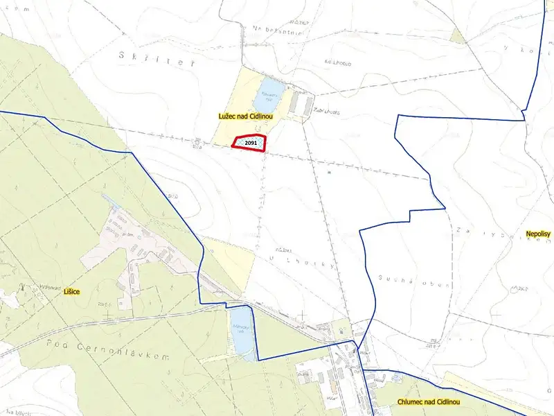 Prodej pole 10239 m², Lužec nad Cidlinou – náhled fotky 3